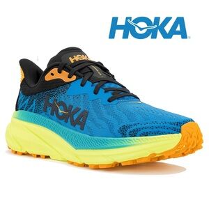 HOKA ONE ONE CHALLENGER ATR 7 in Blue and Yellow